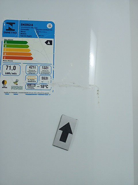 REFRIGERADOR ELECTROLUX DF82 DUAS PORTAS FROS