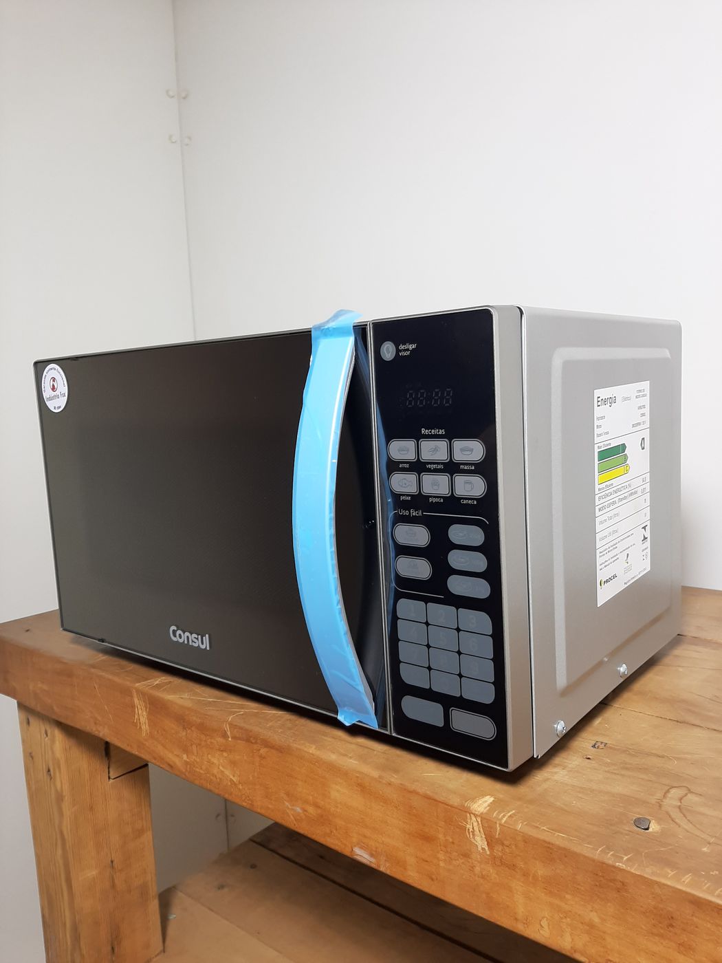 MICRO-ONDAS CONSUL 20L - CINZA