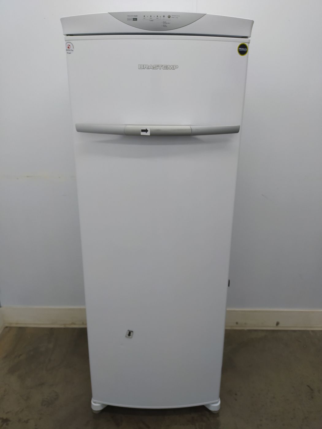 Freezer Brastemp 228l Vertical Flex Frost Free 1 Porta Branco TudoBônus