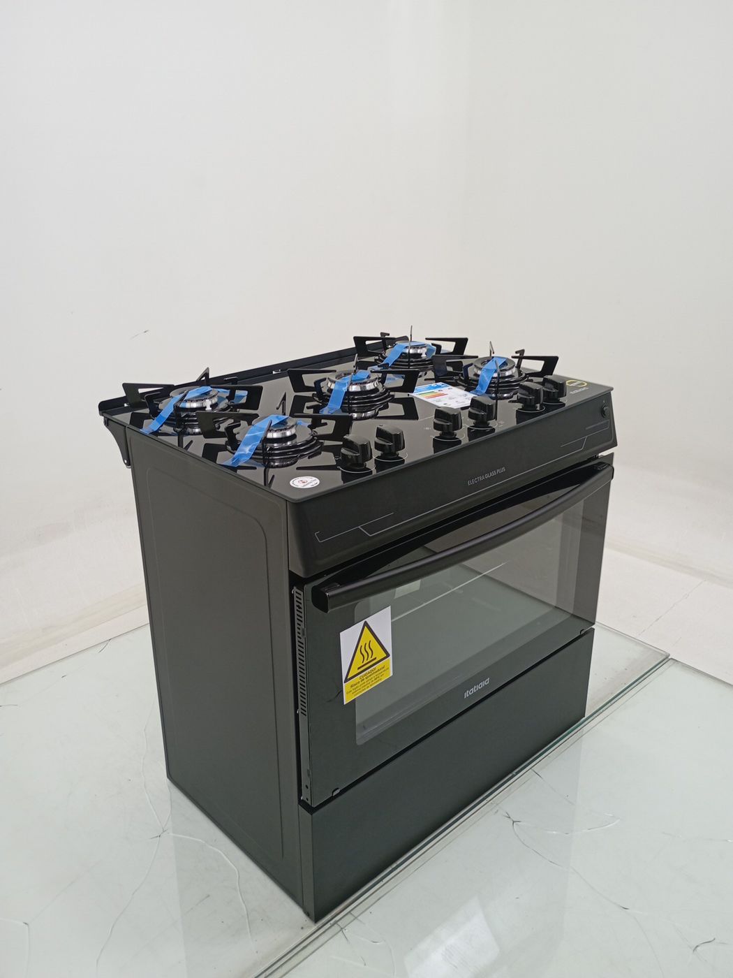 FOGAO ITATIAIA 5 BOCAS ELECTRA GLASS PLUS - P