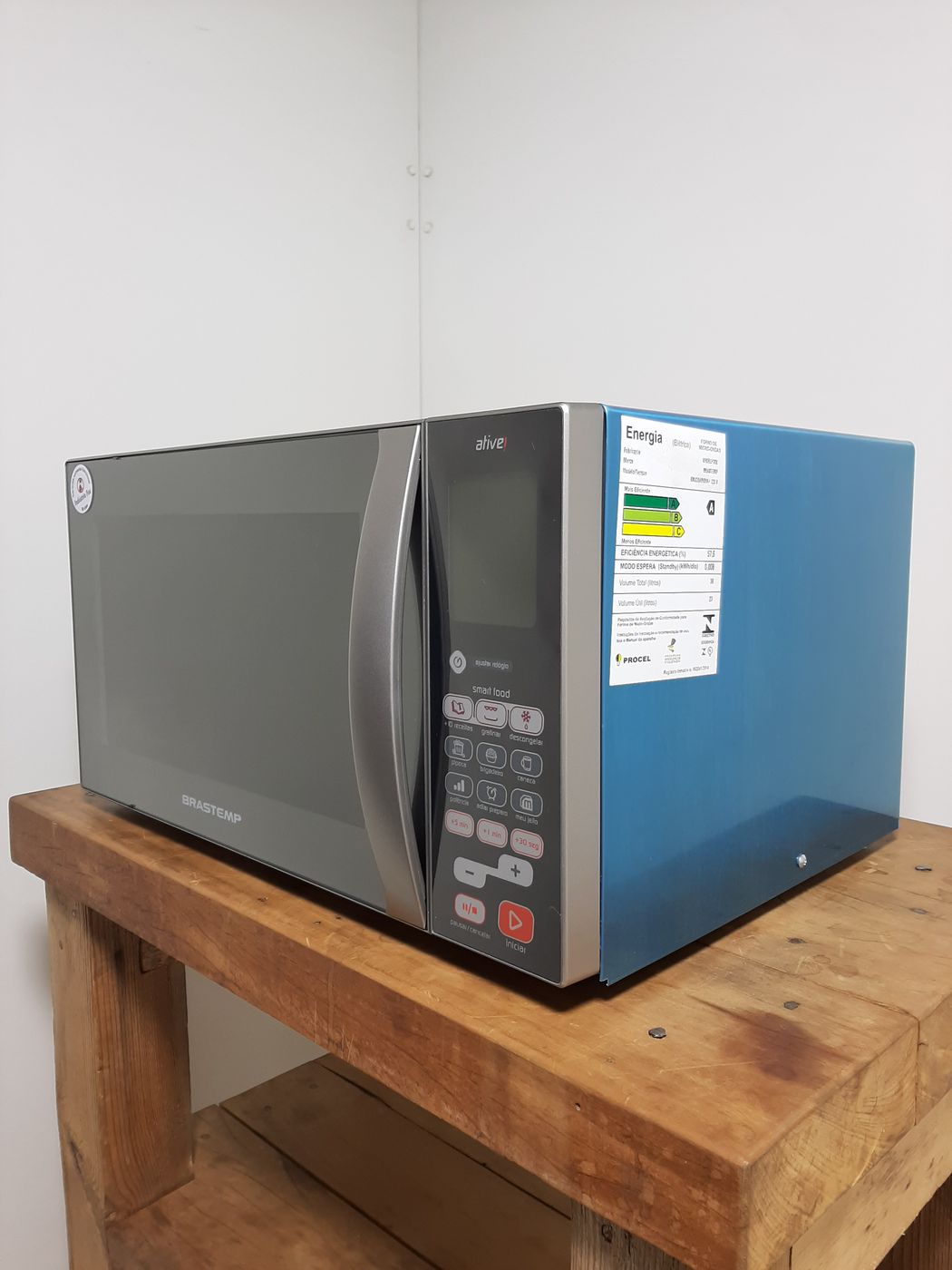 MICRO-ONDAS BRASTEMP 38L - INOX