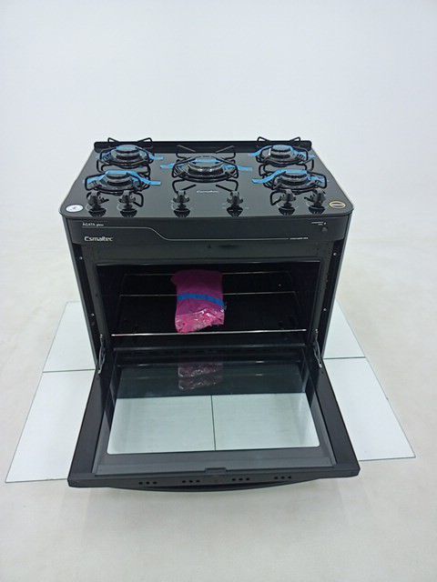 FOGAO ESMALTEC AGATA GLASS A GAS C/ ACENDIMEN