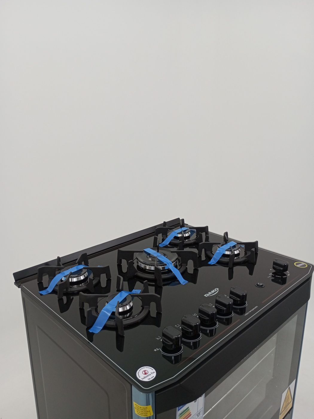 FOGAO DAKO 5 BOCAS MESA DE VIDRO MAGISTER - P