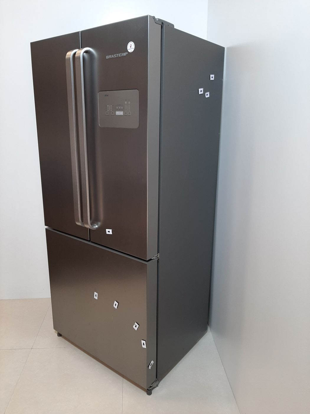 REFRIGERADOR BRASTEMP 3PORTAS 540L PL - INOX