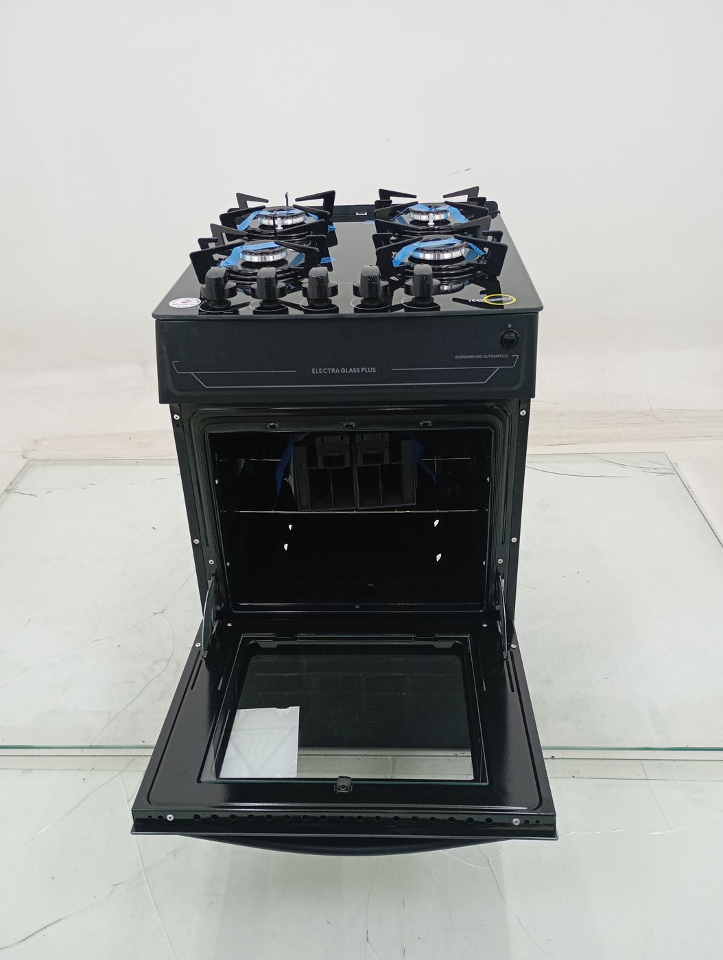 FOGAO ITATIAIA ELECTRA GLASS PLUS 4Q PTO - PR