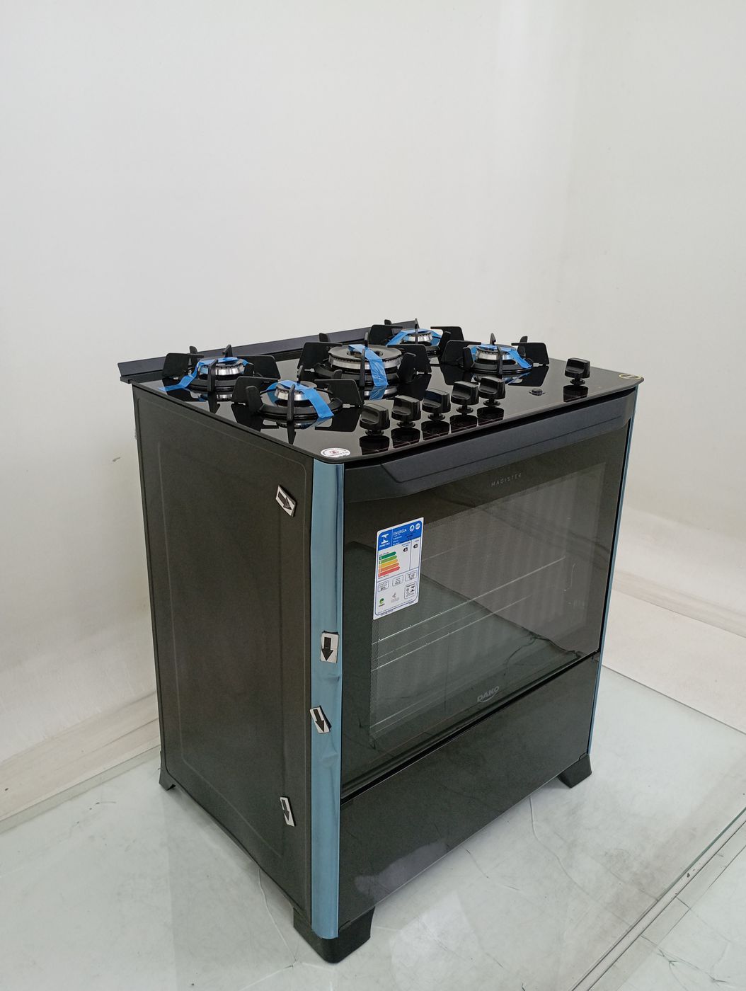 FOGAO DAKO 5 BOCAS MESA DE VIDRO MAGISTER - P