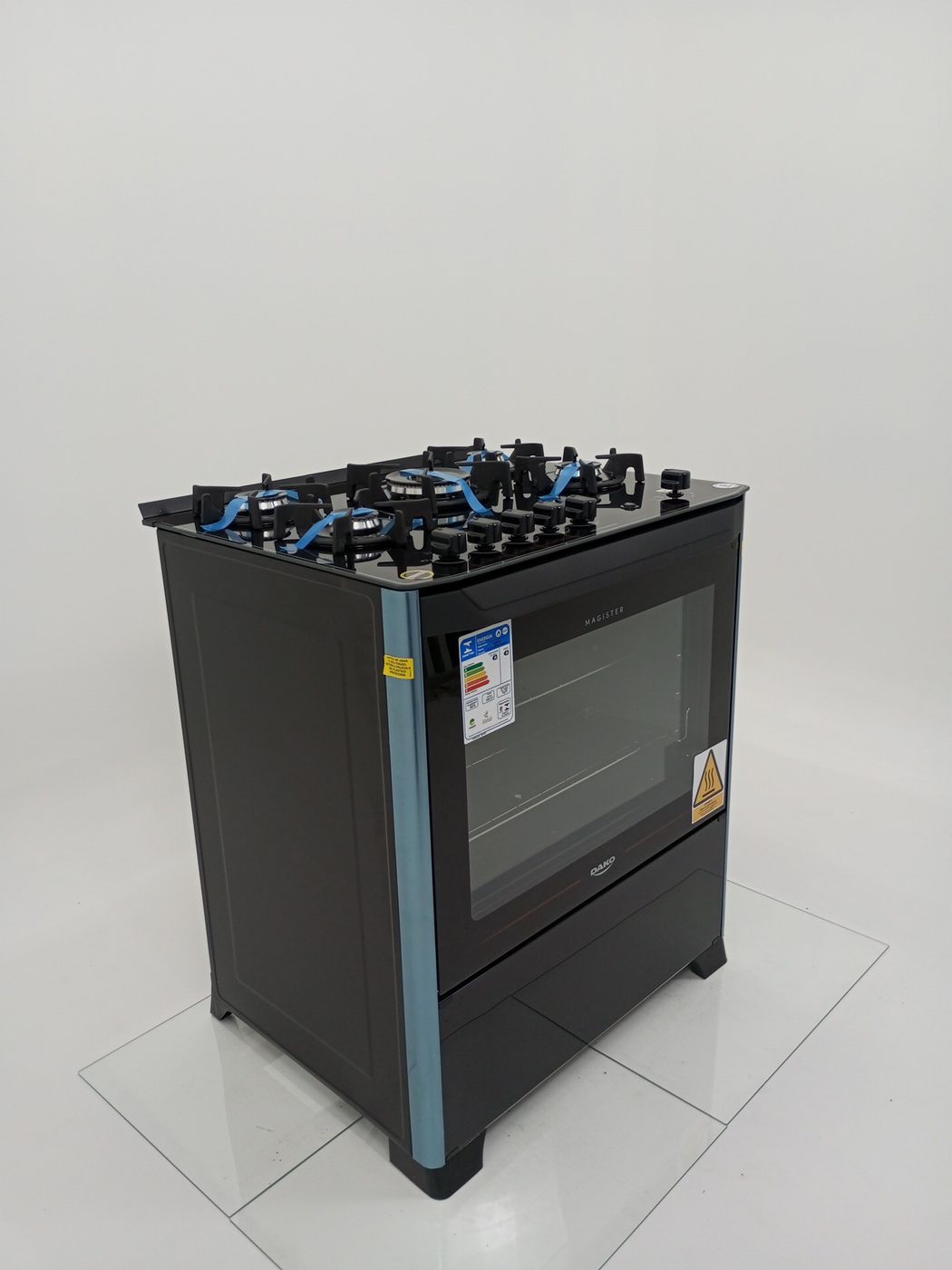 FOGAO DAKO 5 BOCAS MESA DE VIDRO MAGISTER - P