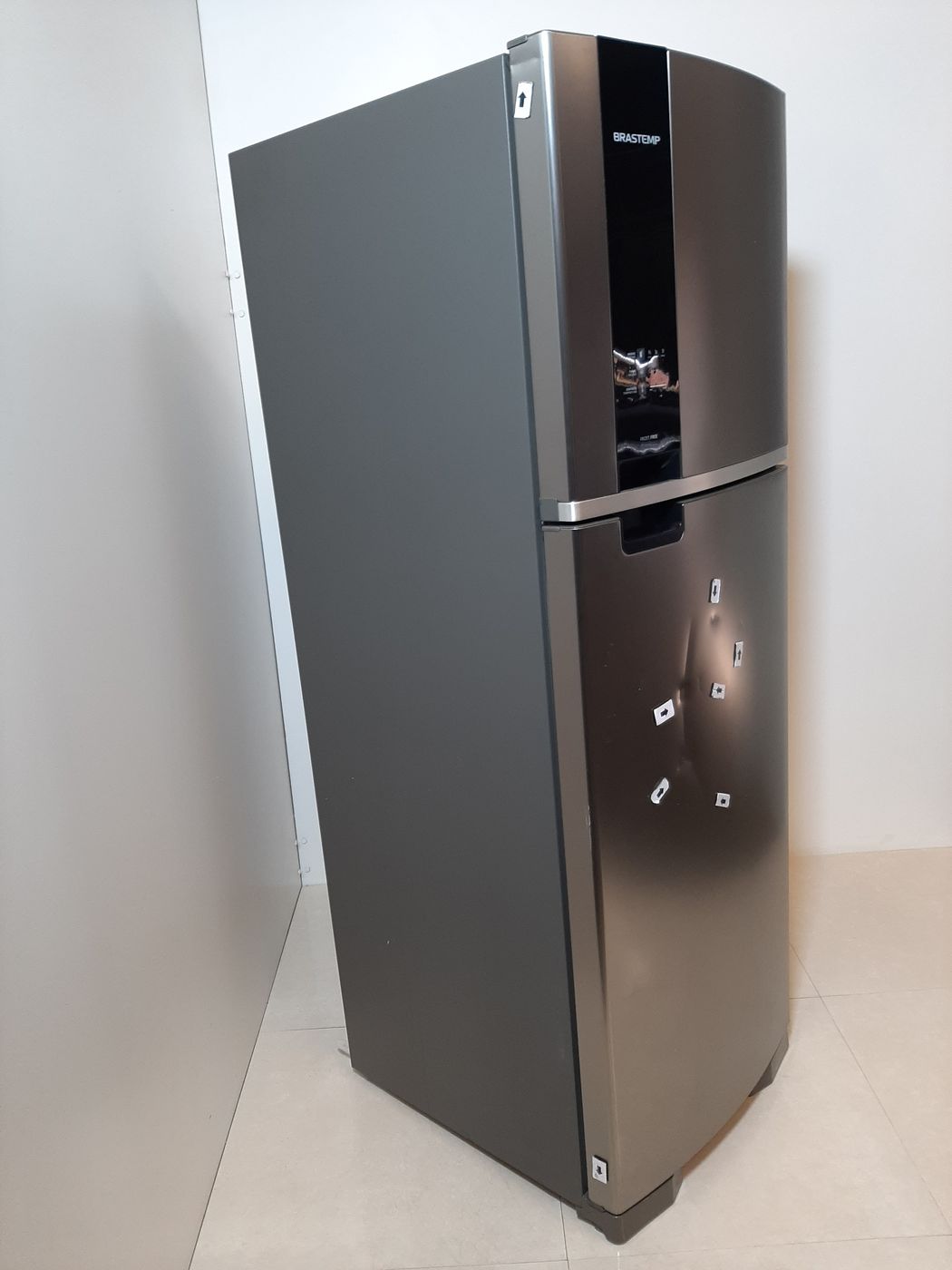 REFRIGERADOR BRASTEMP 2 PORTAS 375L PL - INOX