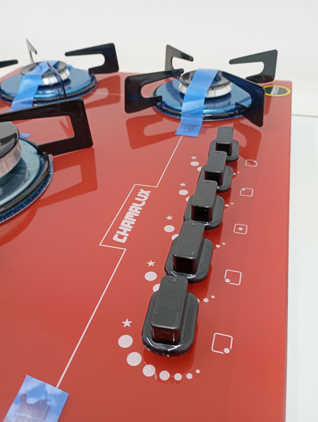 COOKTOP CHAMALUX 5Q TP VERMELHO BIV - VERMELH