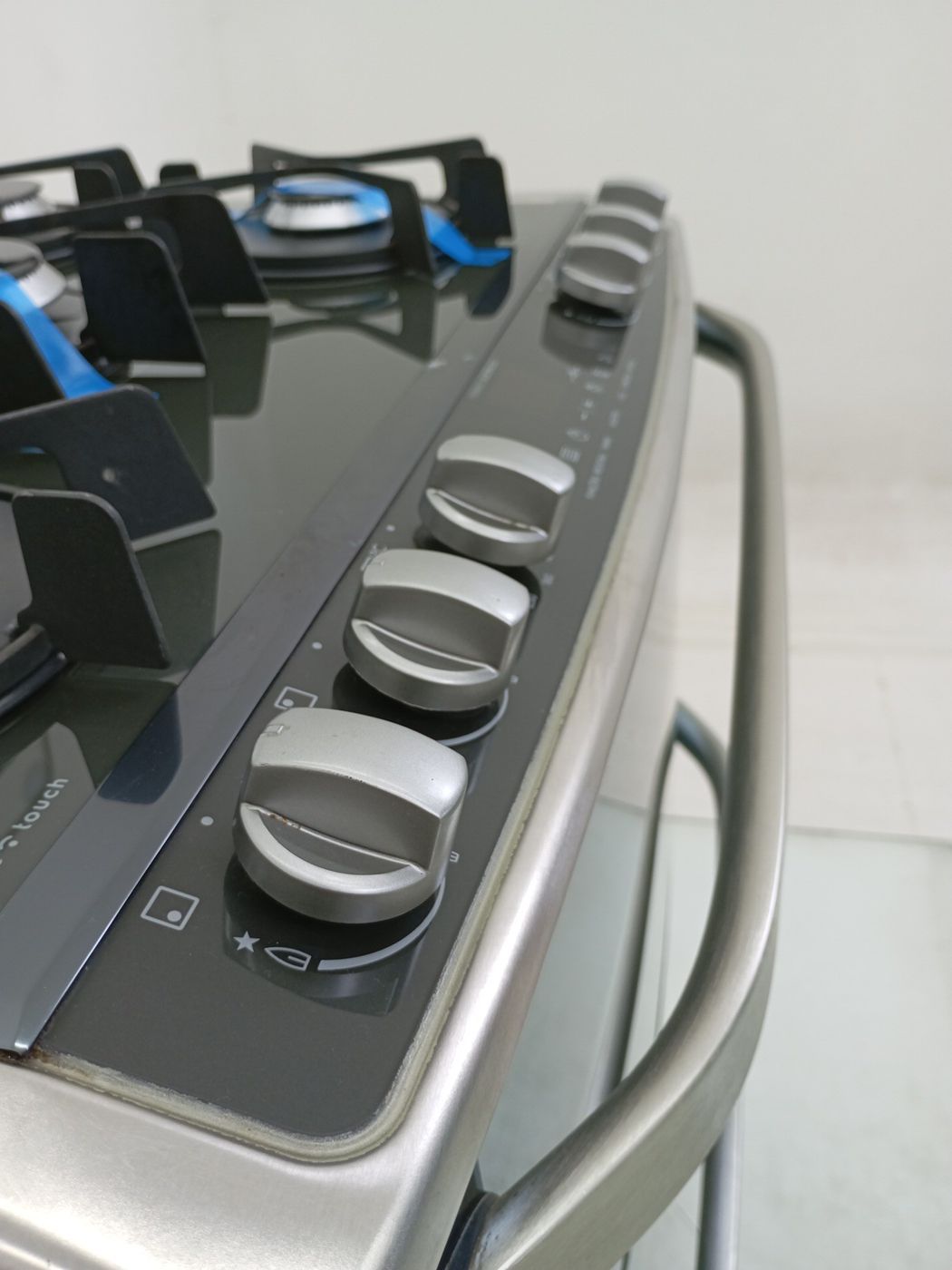 FOGAO ELECTROLUX 76DXV 5 BOCAS DUPLO FORNO ME