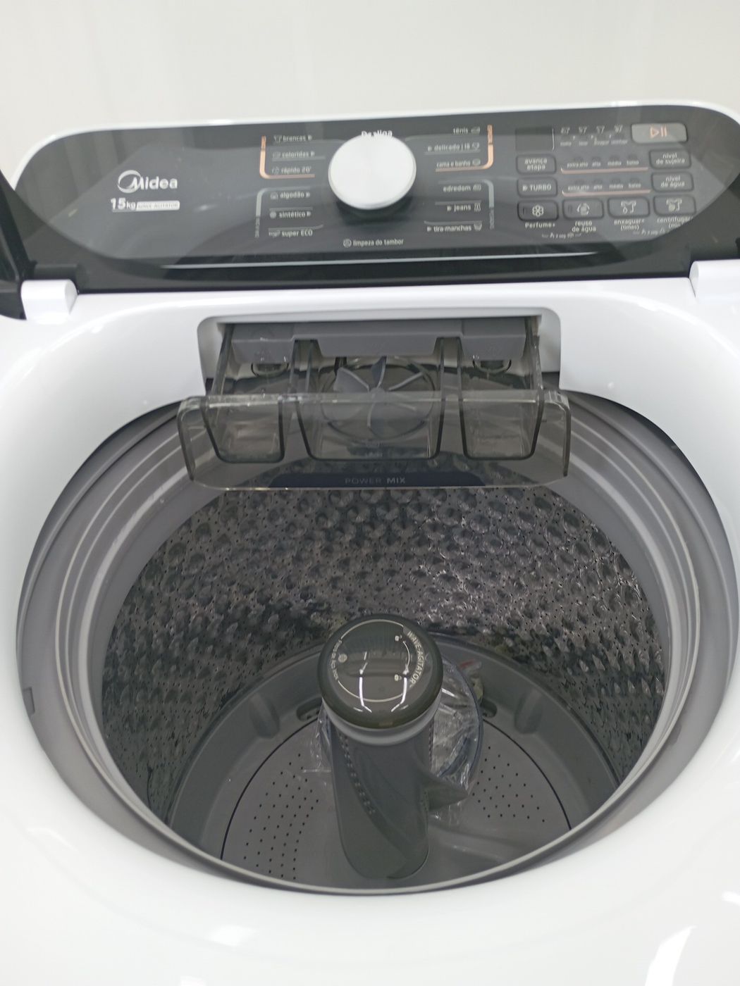 LAVADORA MIDEA LAVADORA TOP LOAD 15KG - BRANC