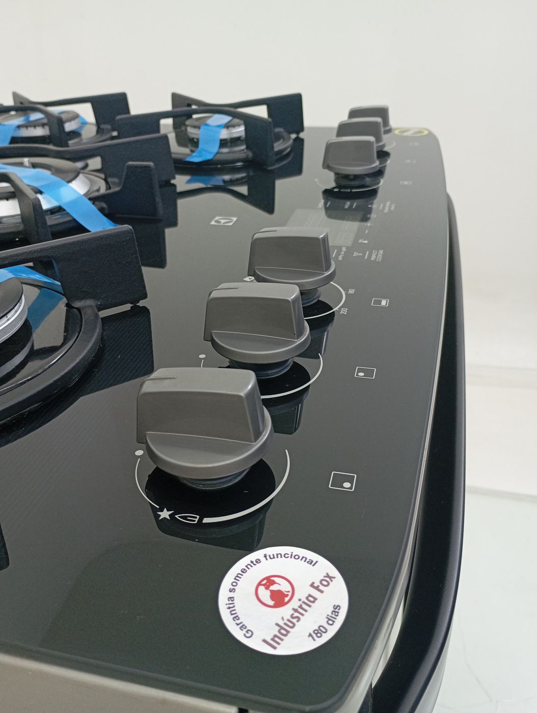 FOGAO ELECTROLUX FE5AD 5 BOCAS MESA DE VIDRO 