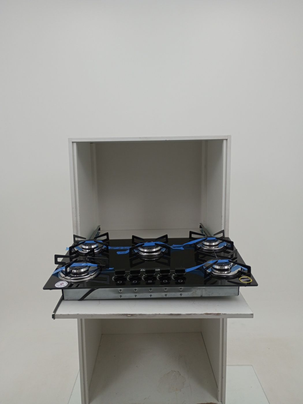 COOKTOP CHAMALUX 5 BOCAS GLP - PRETO