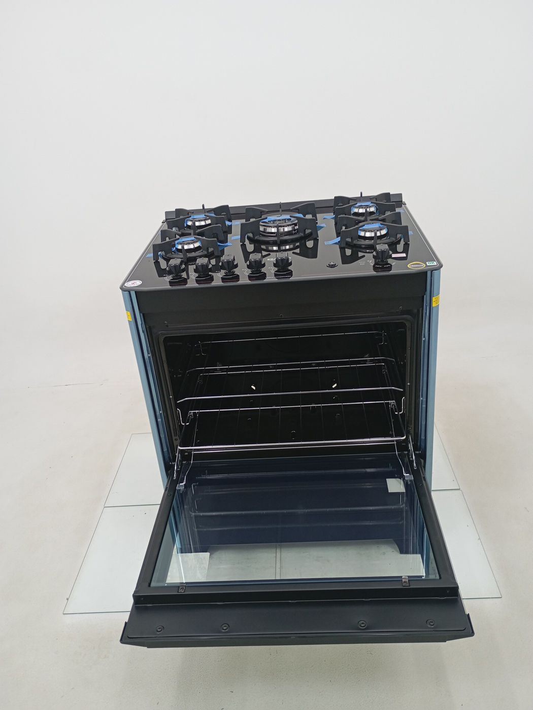FOGAO DAKO 5 BOCAS MESA DE VIDRO MAGISTER - P