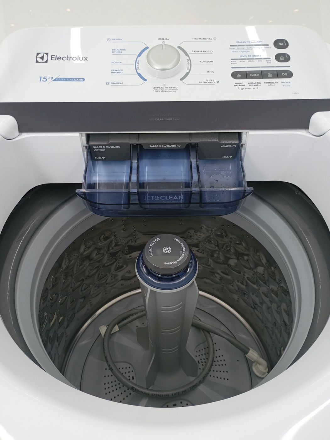 LAVADORA ELECTROLUX TOP LOAD LED15 ESSENTIAL 
