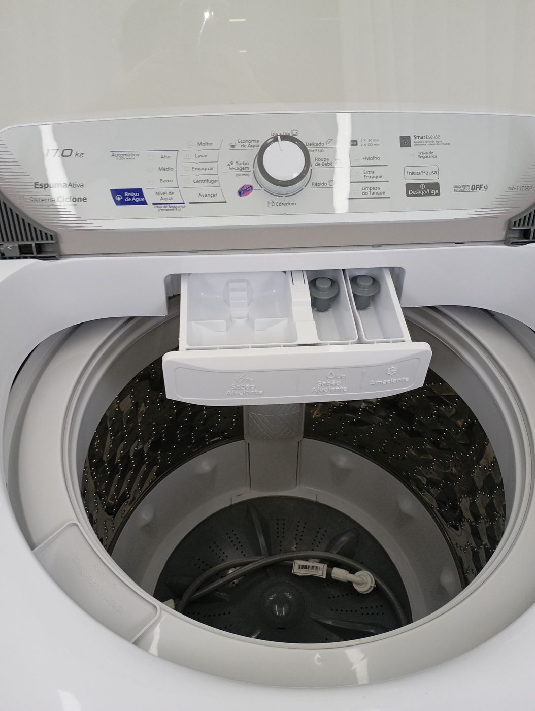 LAVADORA PANASONIC LAVAGEM INTELIGENTE 17KG -