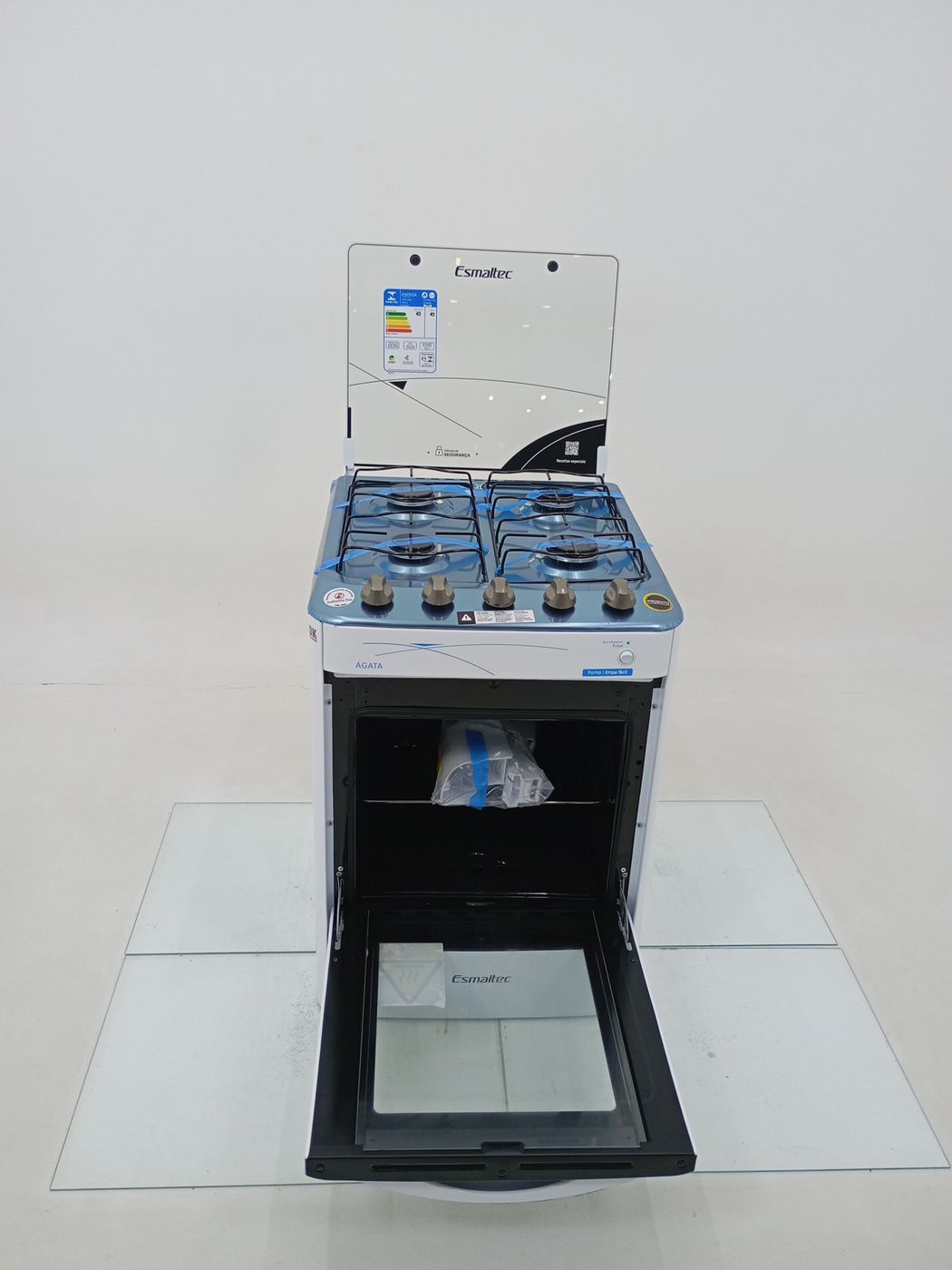 FOGAO ESMALTEC AGATA A GAS C/ ACENDIMENTO AUT