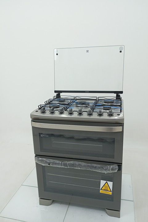 FOGAO ELECTROLUX FE5DC 5 BOCAS DUPLO FORNO PE