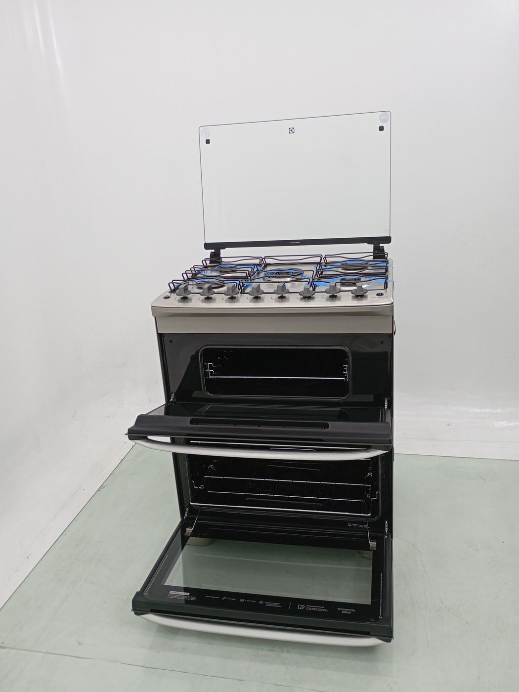 FOGAO ELECTROLUX FE5DC 5 BOCAS DUPLO FORNO PE