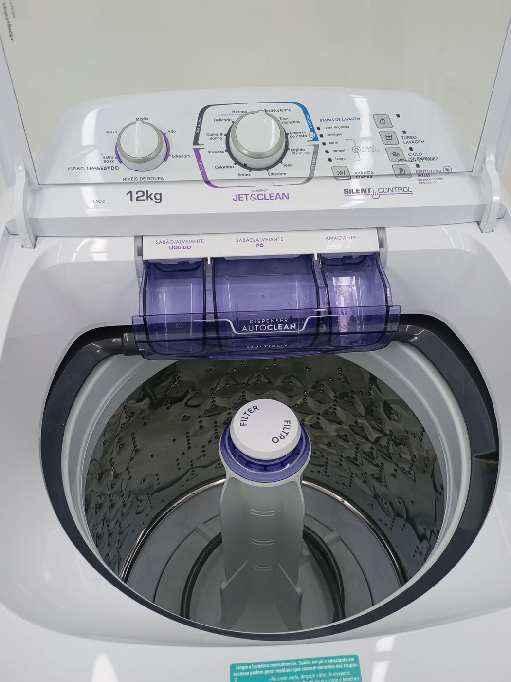 LAVADORA ELECTROLUX LAC12   TOP LOAD 12KG LAC