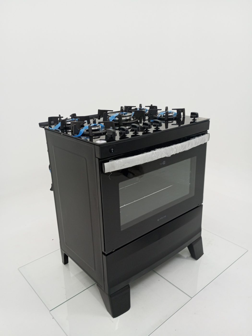 FOGAO ATLAS 5 BOCAS COM MESA DE VIDRO AGILE U