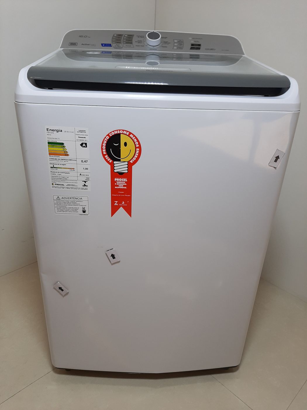 LAVADORA PANASONIC 16KG COM A MELHOR LAVAGEM 