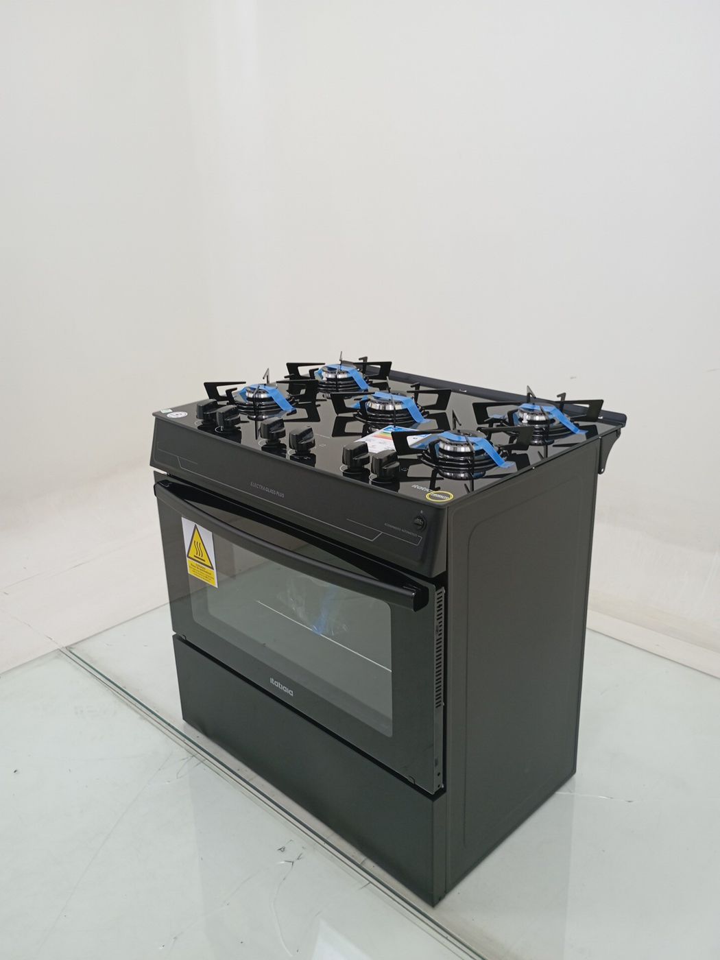 FOGAO ITATIAIA 5 BOCAS ELECTRA GLASS PLUS - P