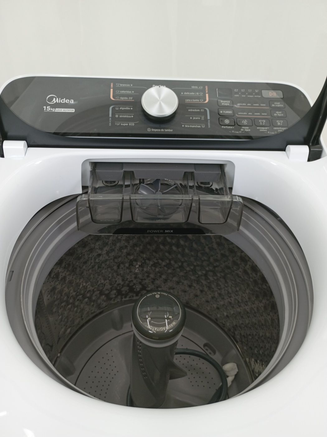 LAVADORA MIDEA LAVADORA TOP LOAD 15KG - BRANC