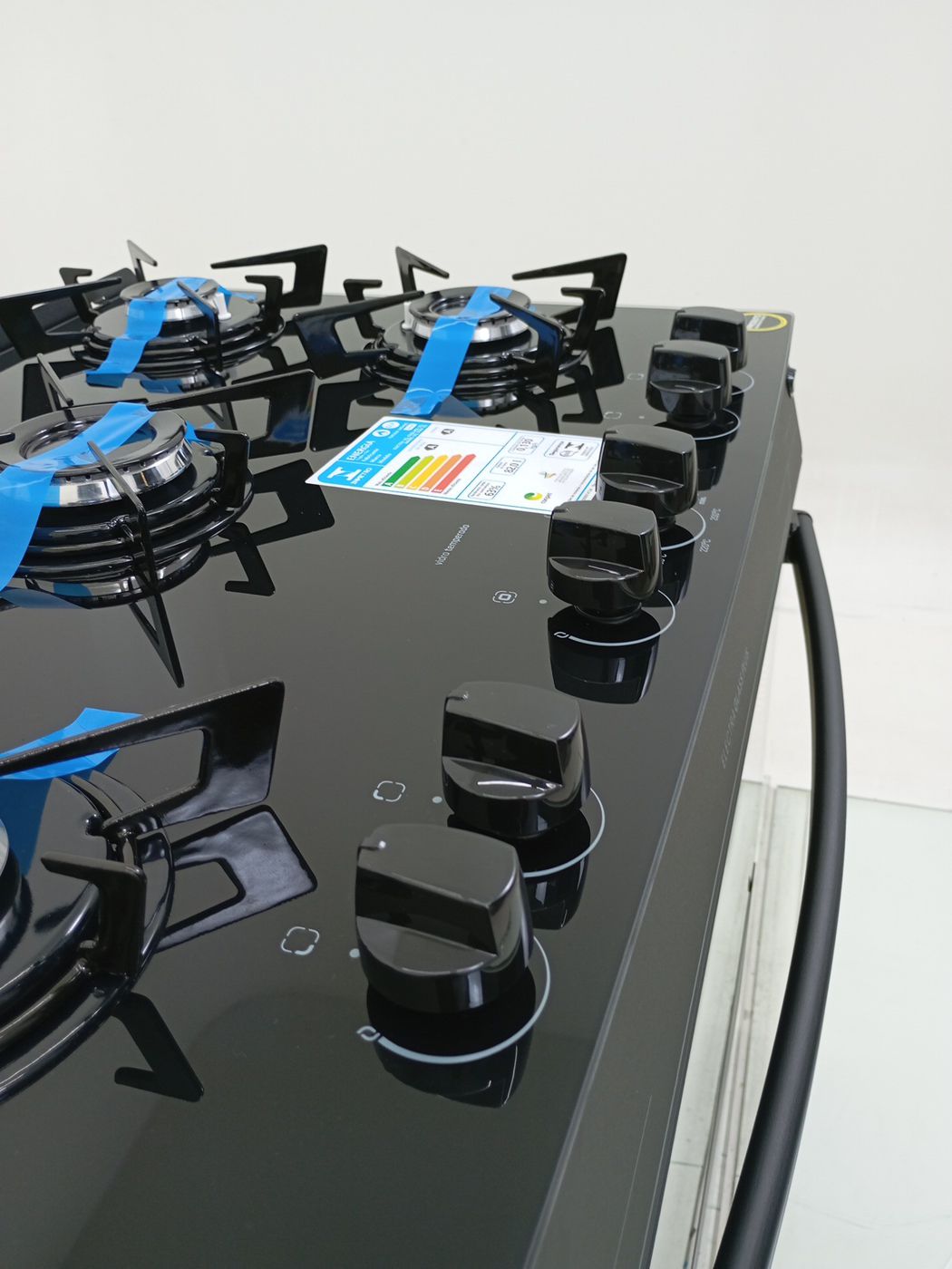 FOGAO ITATIAIA 5 BOCAS ELECTRA GLASS PLUS - P