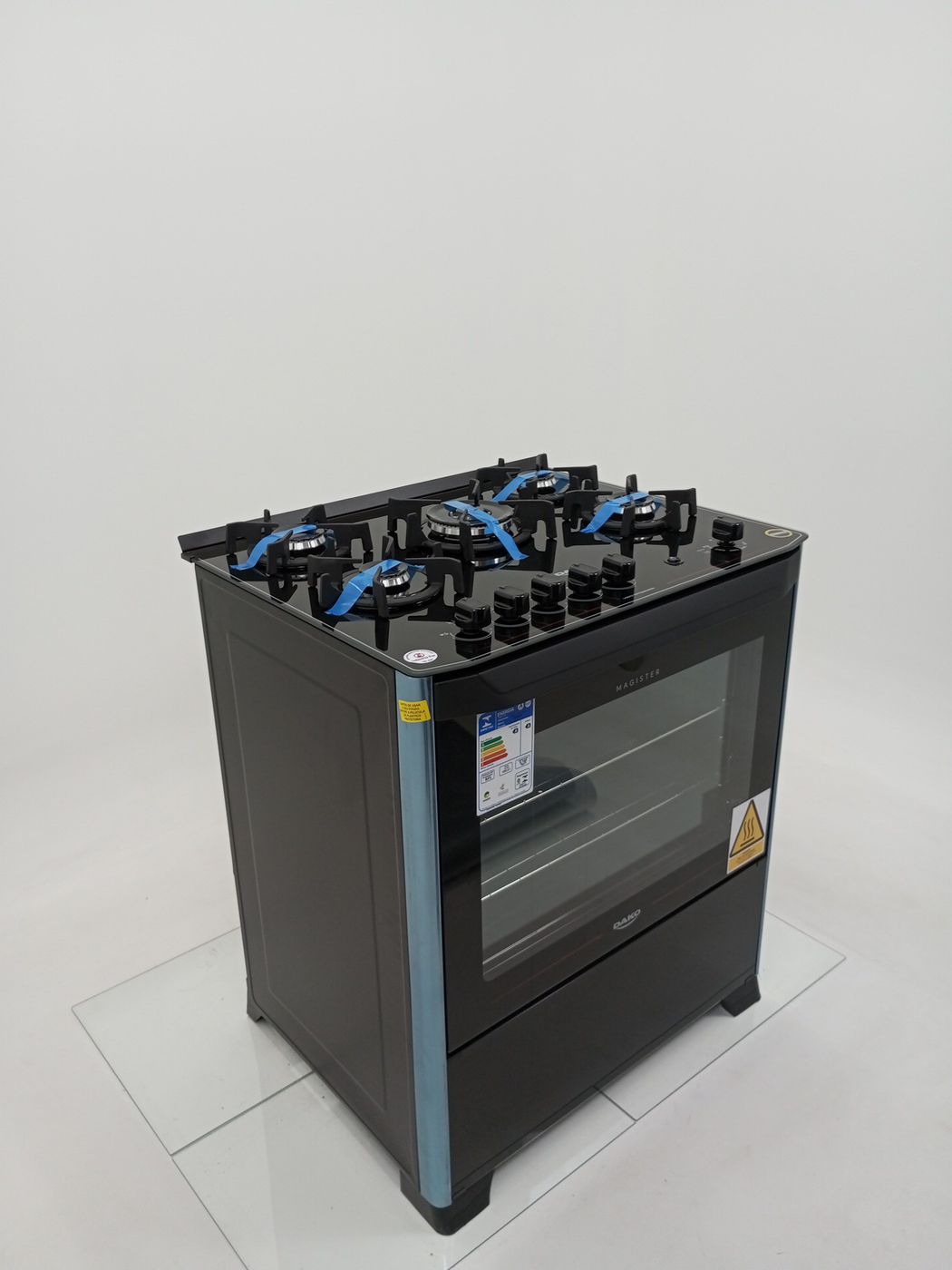 FOGAO DAKO 5 BOCAS MESA DE VIDRO MAGISTER - P