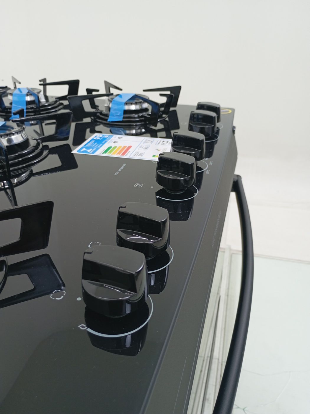 FOGAO ITATIAIA 5 BOCAS ELECTRA GLASS PLUS - P