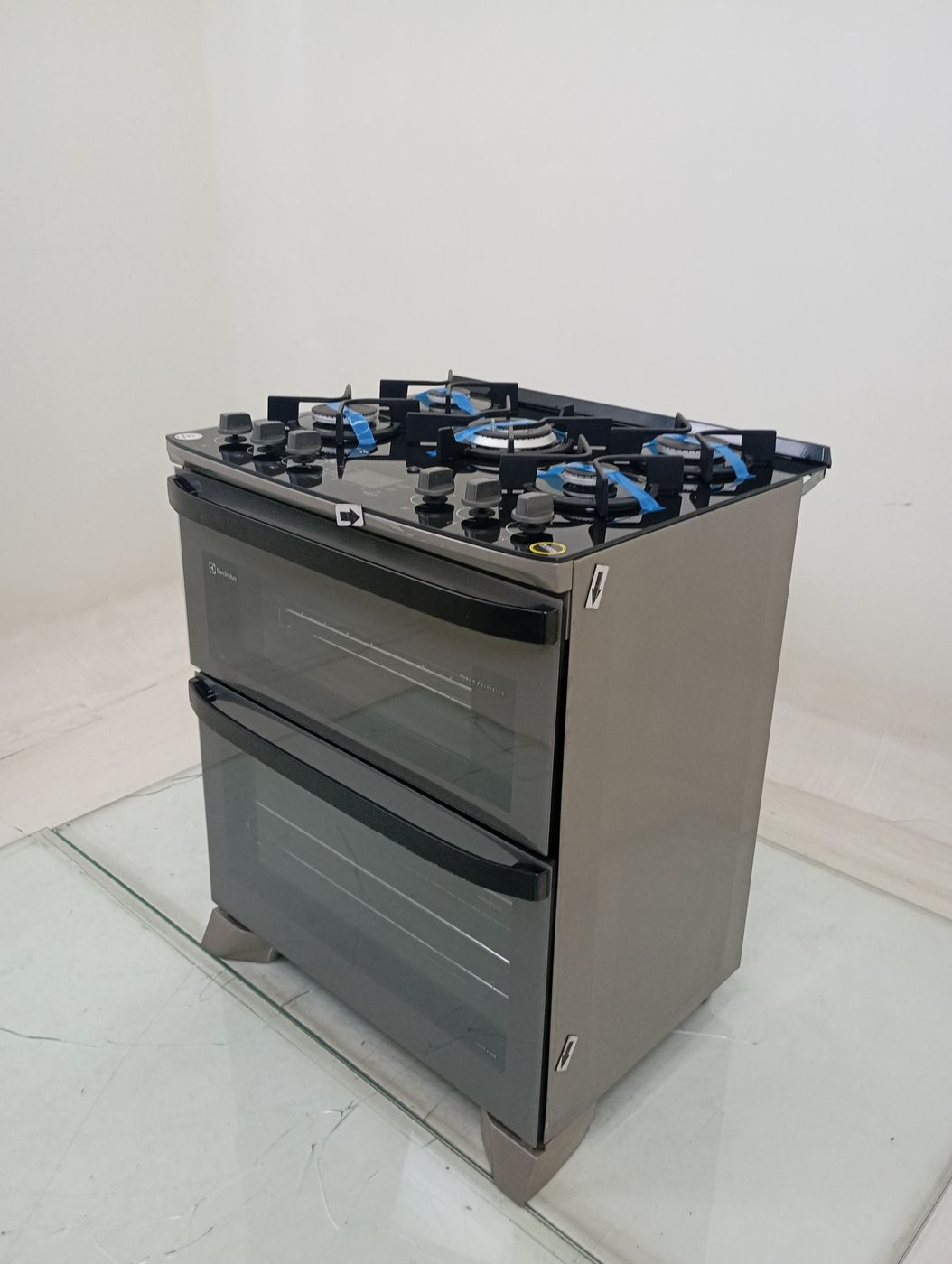 FOGAO ELECTROLUX FE5AD 5 BOCAS MESA DE VIDRO 