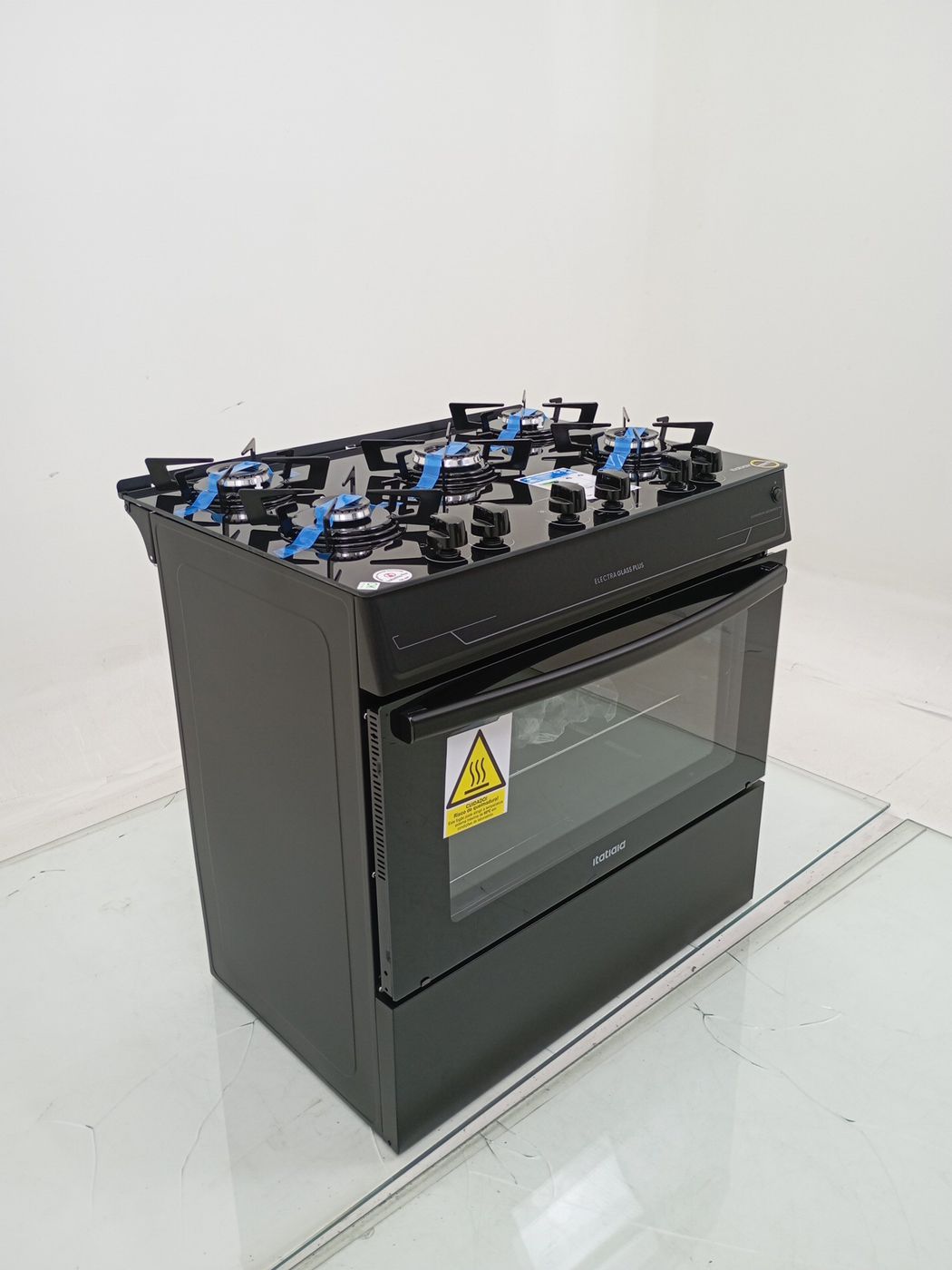 FOGAO ITATIAIA 5 BOCAS ELECTRA GLASS PLUS - P