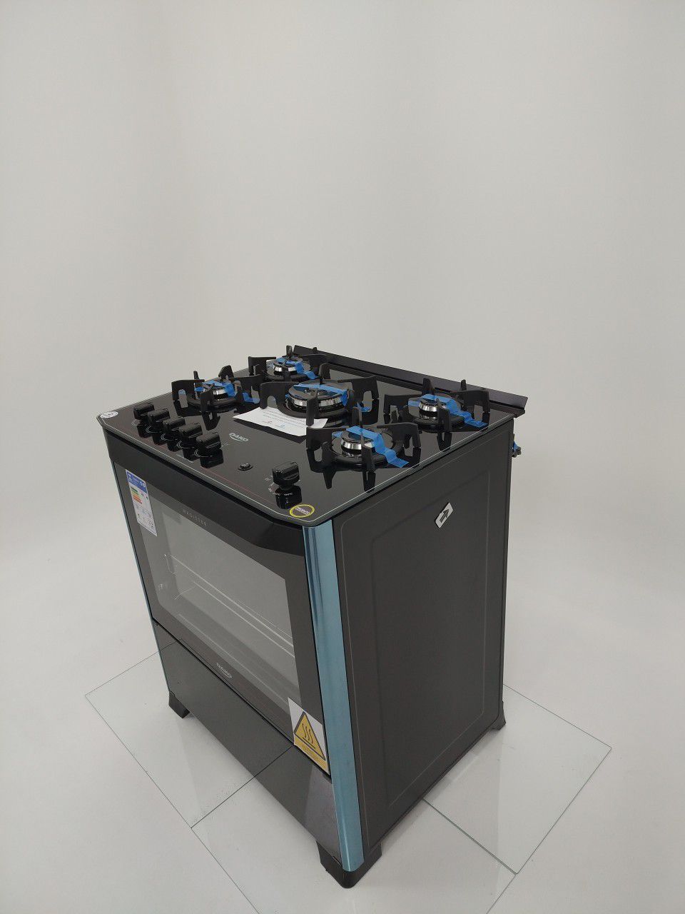 FOGAO DAKO 5 BOCAS MESA DE VIDRO MAGISTER - P