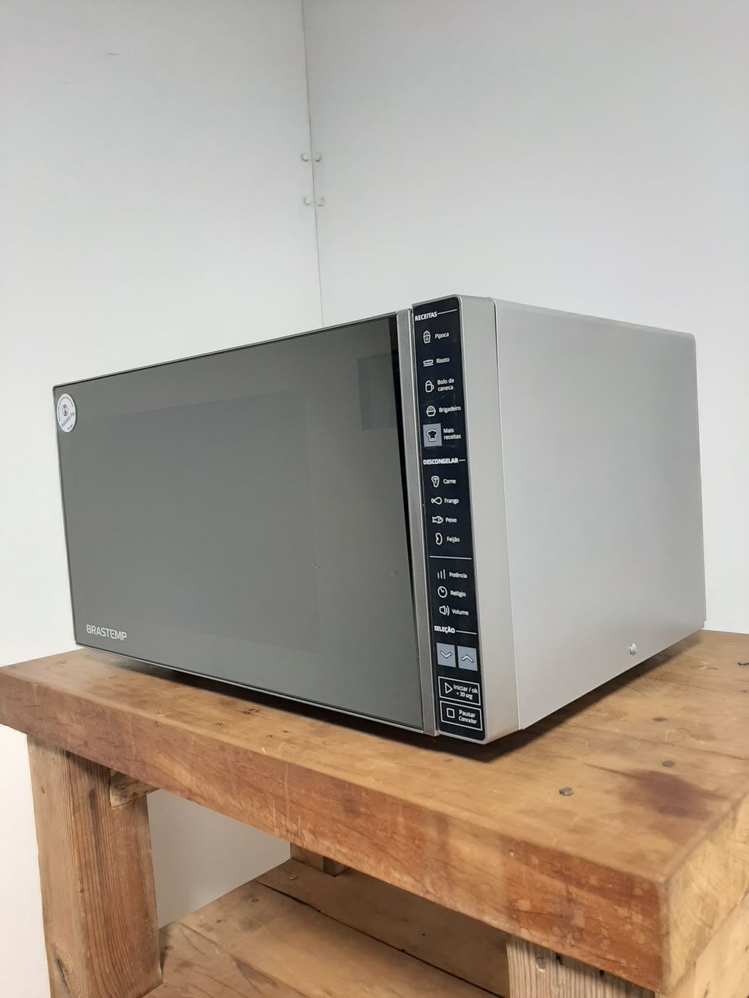 MICRO-ONDAS BRASTEMP 45 L - INOX