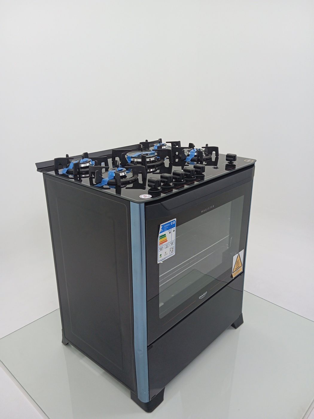 FOGAO DAKO 5 BOCAS MESA DE VIDRO MAGISTER - P