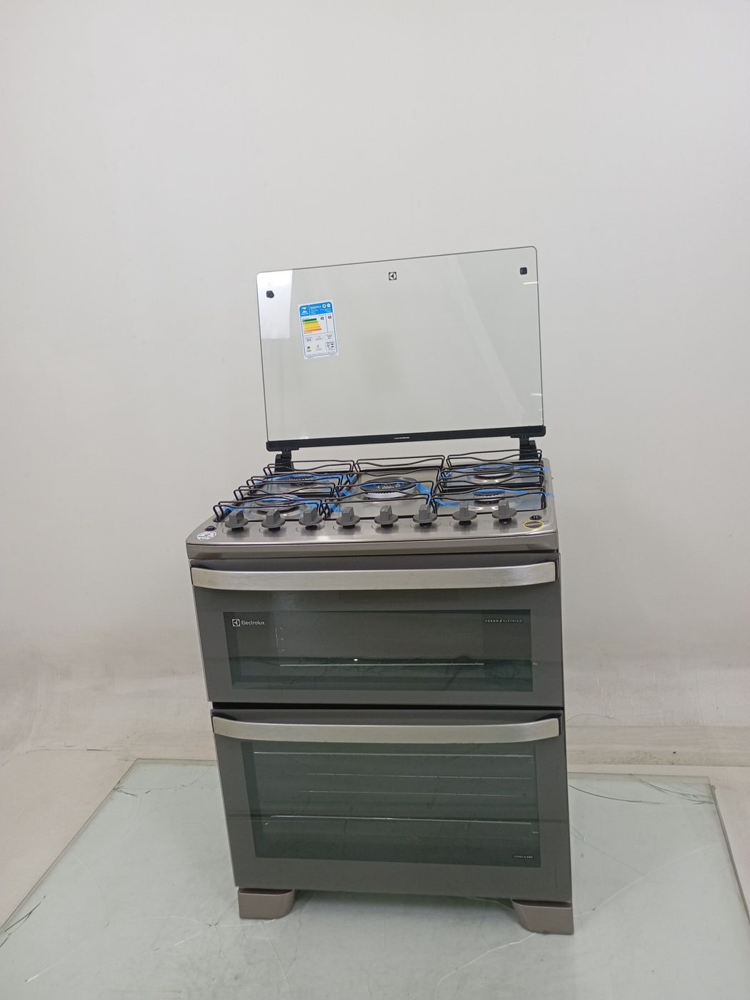 FOGAO ELECTROLUX FE5DC 5 BOCAS DUPLO FORNO PE