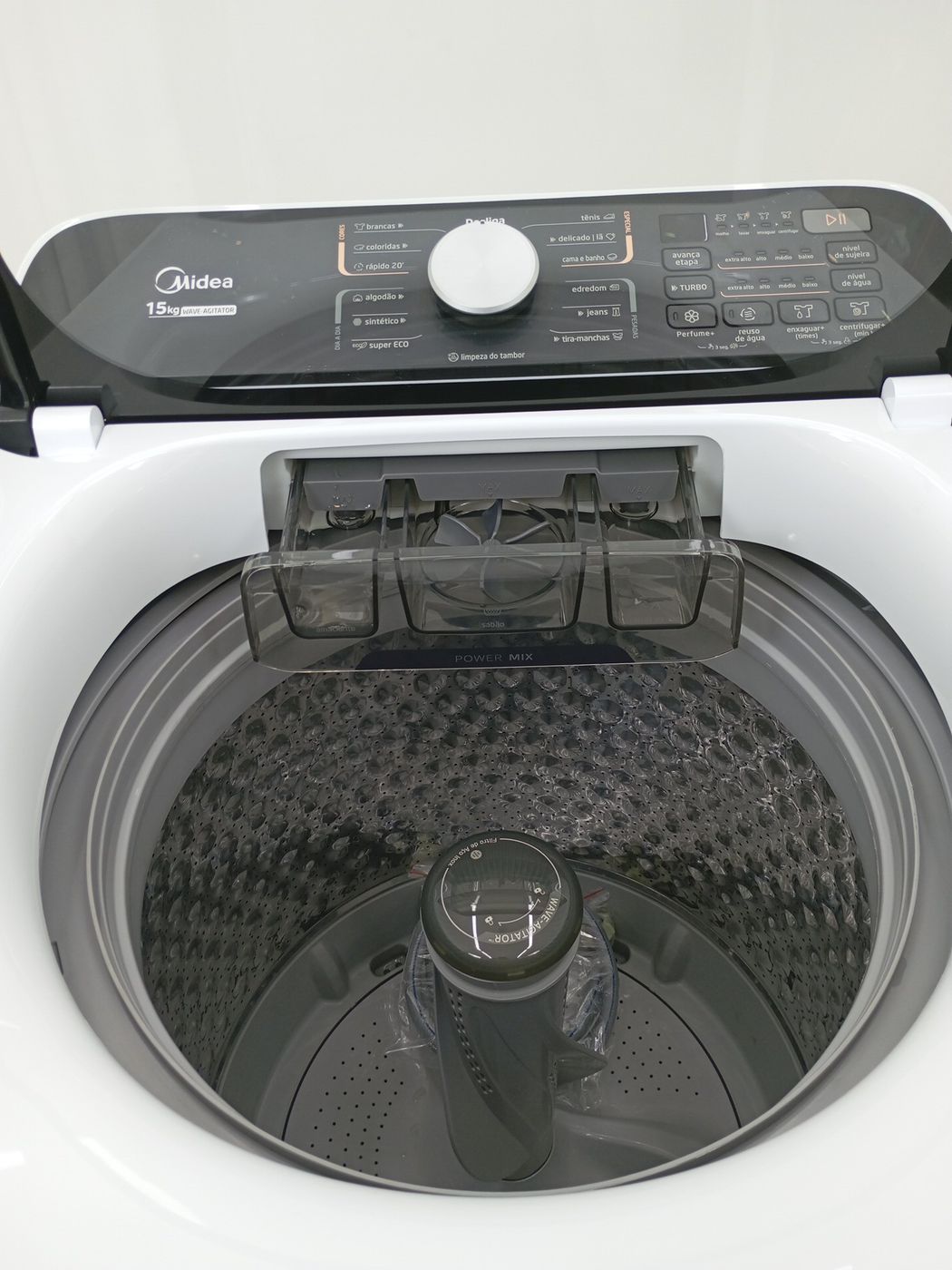 LAVADORA MIDEA LAVADORA TOP LOAD 15KG - BRANC