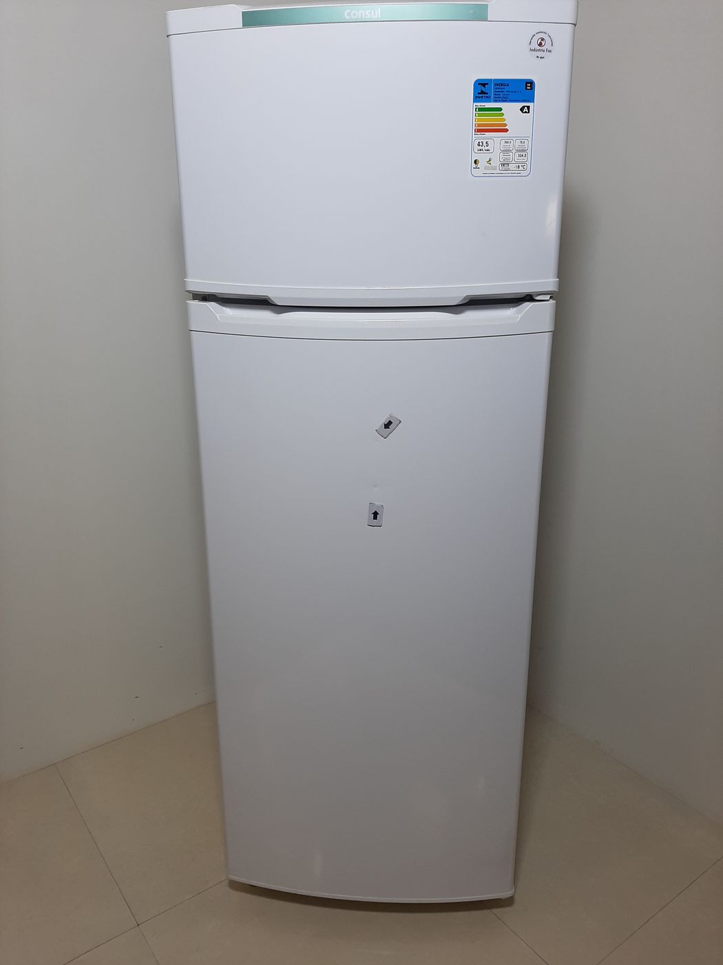 REFRIGERADOR CONSUL 2 PORTAS 334L BR - BRANCO