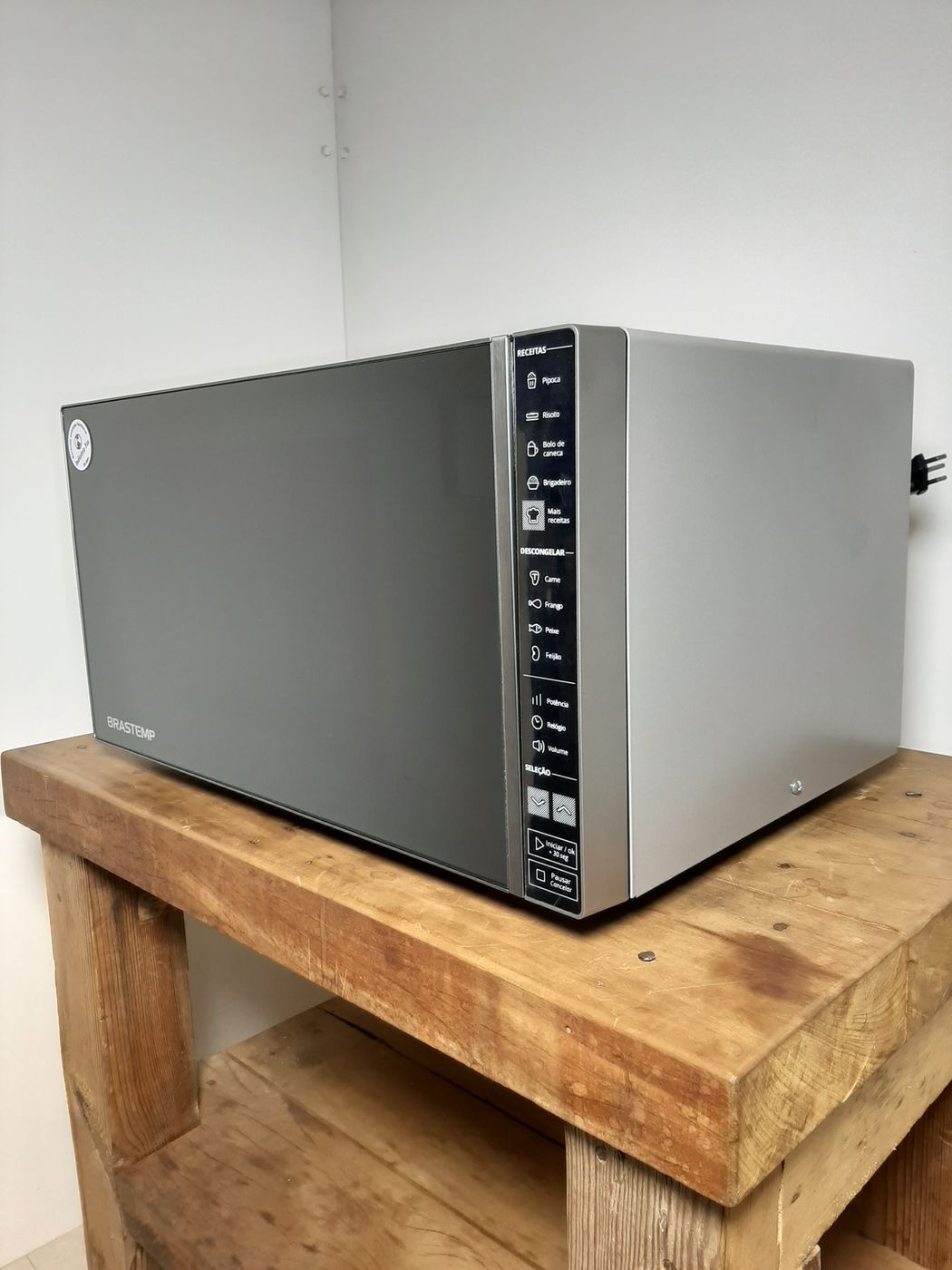 MICRO-ONDAS BRASTEMP 45 L - INOX