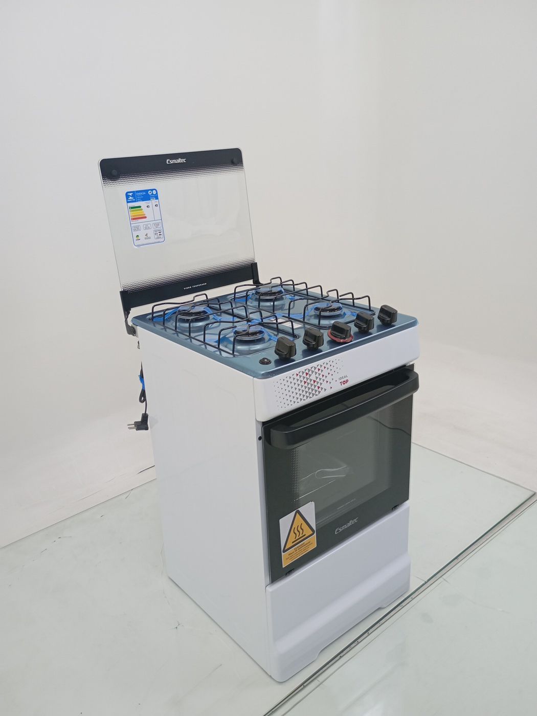 FOGAO ESMALTEC 4122 4 BOCAS IDEAL POP MESA IN