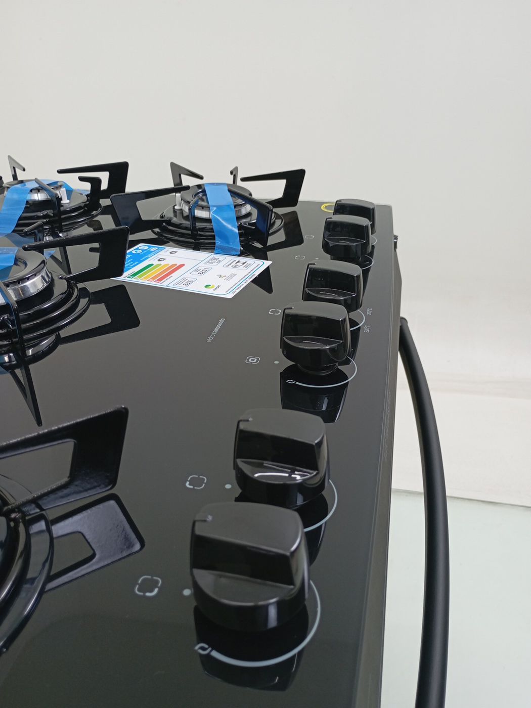 FOGAO ITATIAIA 5 BOCAS ELECTRA GLASS PLUS - P