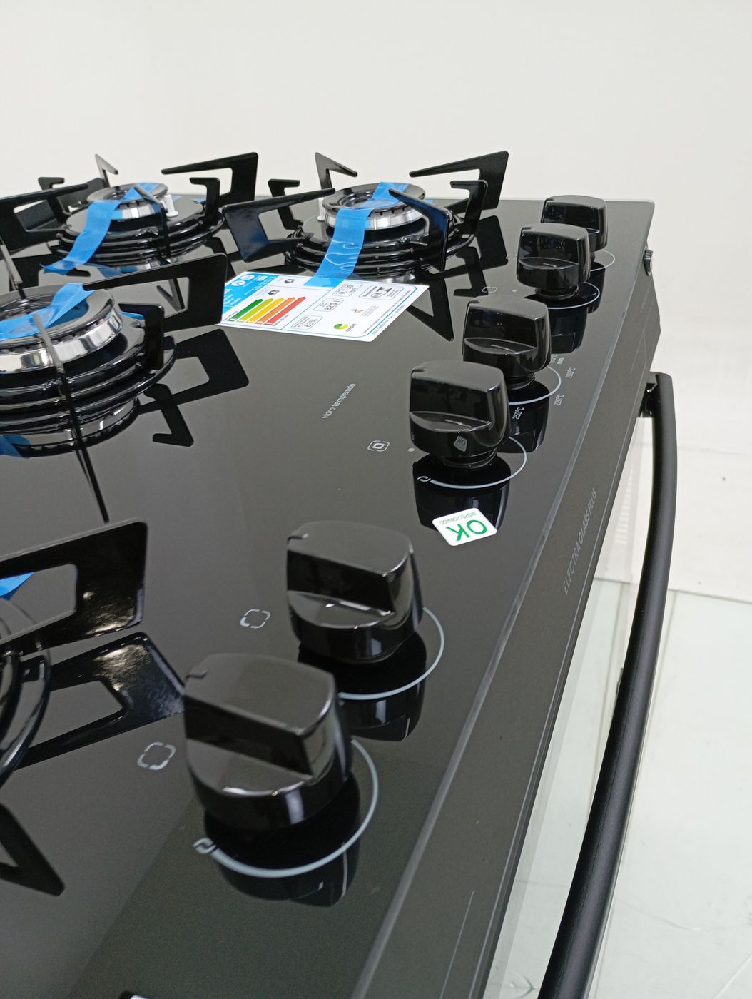 FOGAO ITATIAIA 5 BOCAS ELECTRA GLASS PLUS - P