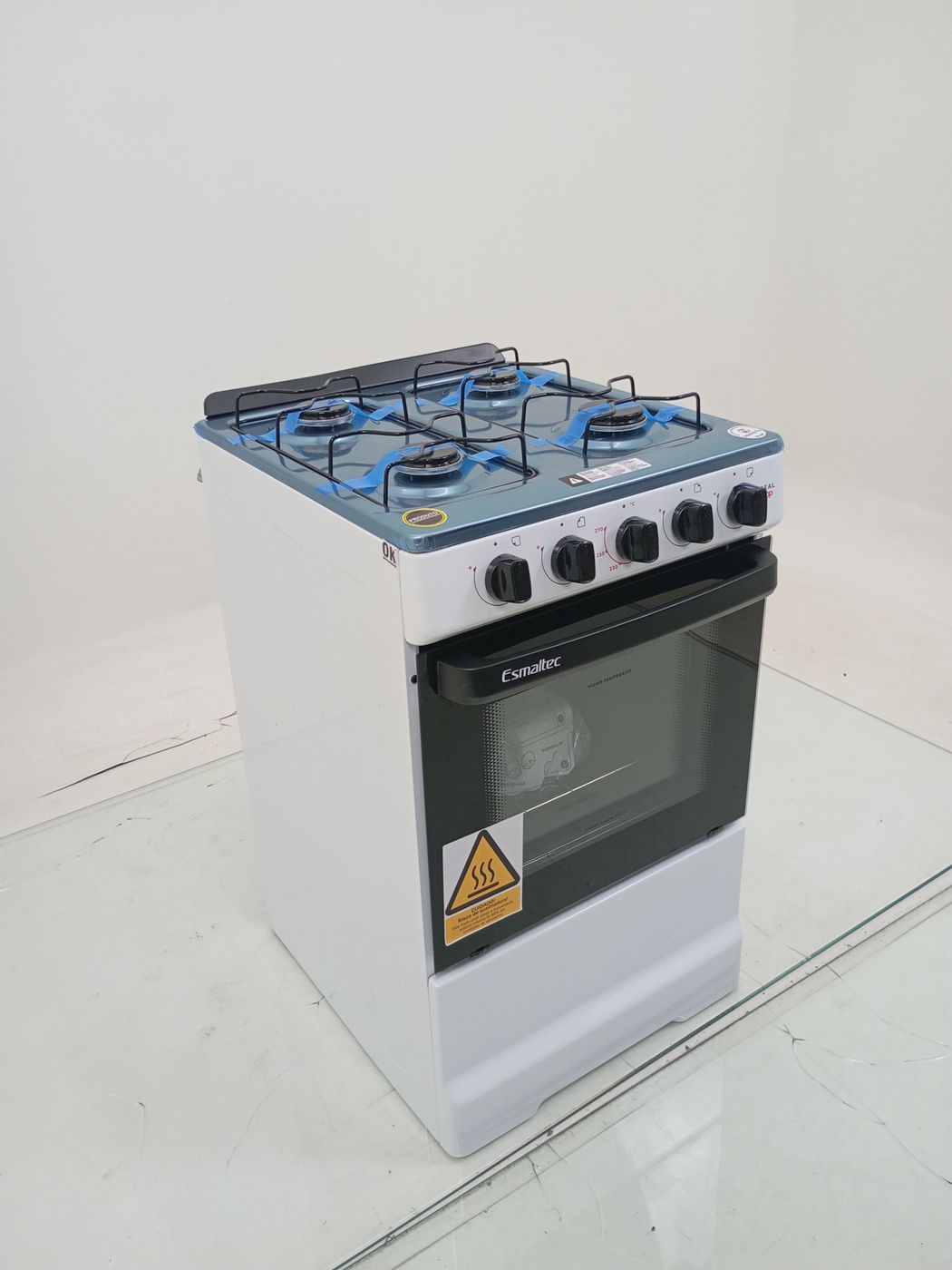 FOGAO ESMALTEC 4120 4 BOCAS IDEAL POP ACENDIM