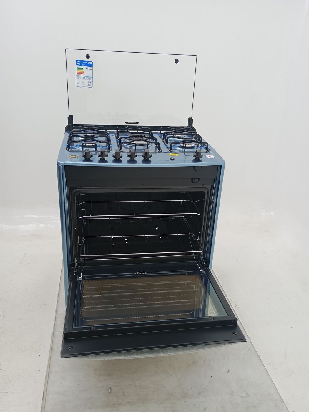 FOGAO ATLAS FOGAO GAS 5Q MAGISTER INOX STYLE 
