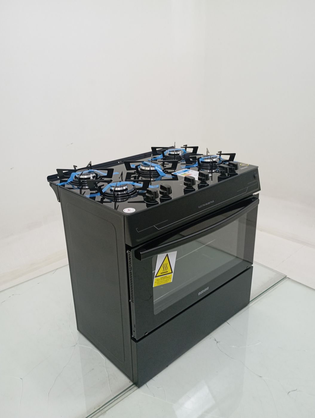 FOGAO ITATIAIA 5 BOCAS ELECTRA GLASS PLUS - P