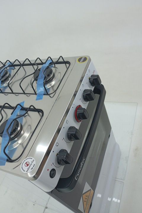 FOGAO ESMALTEC F4IAB 4 BOCAS COM ACENDIMENTO 