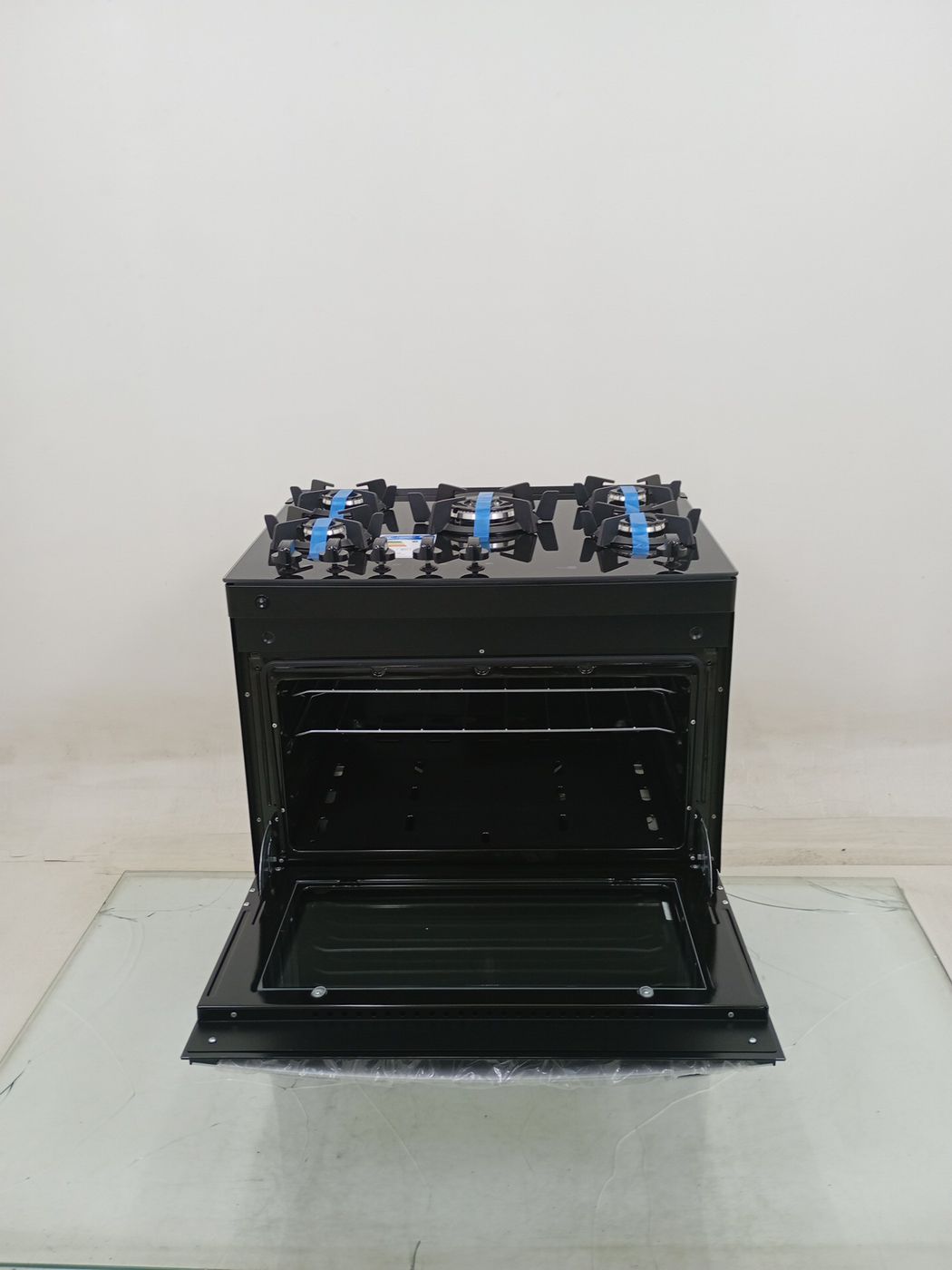FOGAO ATLAS 5 BOCAS COM MESA DE VIDRO AGILE U