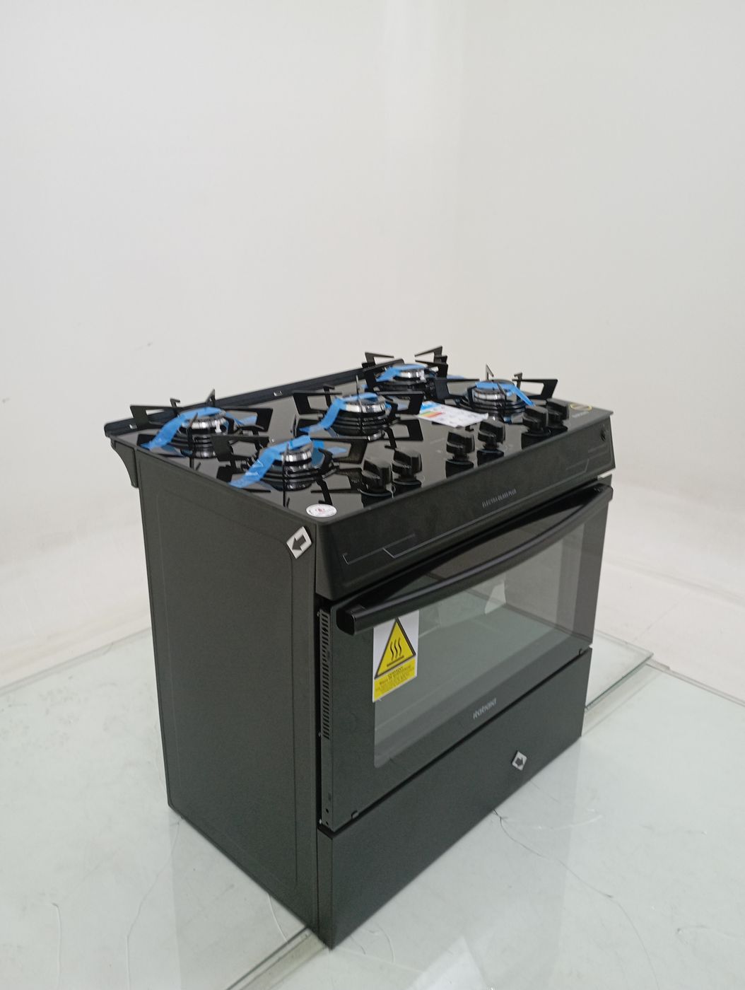 FOGAO ITATIAIA 5 BOCAS ELECTRA GLASS PLUS - P