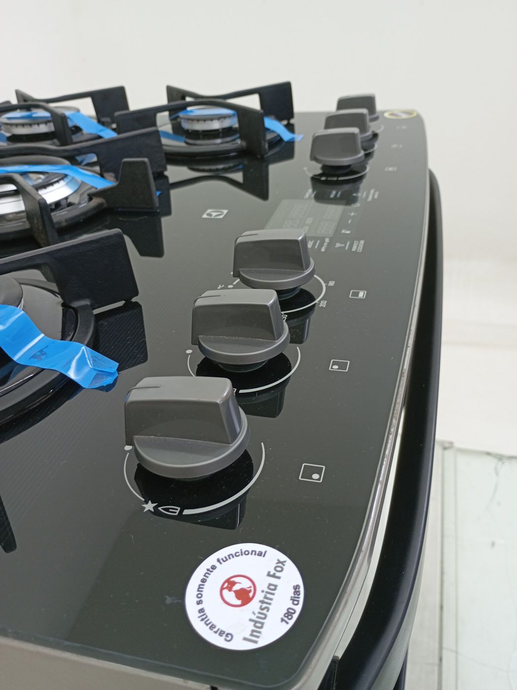 FOGAO ELECTROLUX FE5AD 5 BOCAS MESA DE VIDRO 